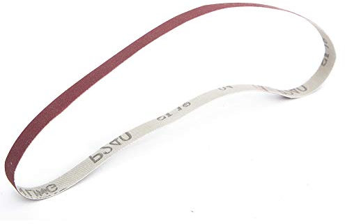 Akozon Nastro Abrasivo Nastro Abrasivo per Levigatrice per Carta Vetrata in Ossido di Alluminio per Kit di Lucidatura Hardware per Mobili in Legno 10 Pezzi 533 X 9 Mm (1000#)