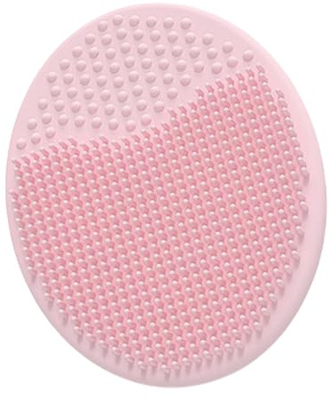 Baby Bath Brush - Baby Cradle Cap Brush | Silicone Massage Brush | Silicone Baby Hair Scrubber | Scalp Massager Brush | Facial Cleansing and Baby Bathing Scrubber for Washing Hair and Dry Skin Relief