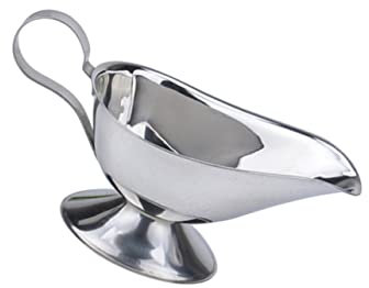 CONGARTENO 5ounce Stainless Steel Juice Boat Gravy Boat Sauce Pot for Serving Condiment Container Handle