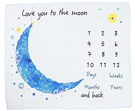 Generisch Fotografie Decke Bilderrahmen Set -Kinderzimmer-Fotodecke Wickeln geboren taufgeschenk Photo Prop wolldecke babydecke Requisite für Babyfotografie Fotodecke Plastik