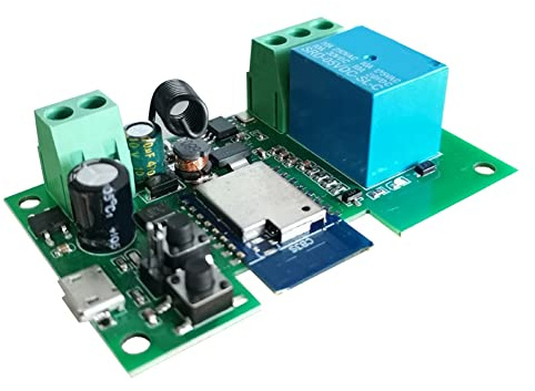 Orolotay Relé Wifi de 12V MóDulo de Interruptor de AplicacióN Tuya Smart Life Temporizador Remoto Autobloqueo Trabajo con Home Control de 2 VíAs