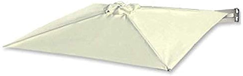 HUIBBGO Sun Parasol Umbrella Garden Parasol Wall Mounted Cantilever, Aluminium 7ft / 210cm, Folding, Telescopic, Outdoor Recreation Umbrella for Courtyard/Garden/Terr