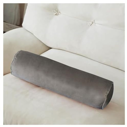 BLLMTEAR Zylindrisches Nackenrolle 15x40/15x50/20x60 Samt Rohrkissen Bequemes Multifunktional Reisekissen Abnehmbar Kissenrolle Rollenkissen for Nacken, Beine, Rücken, Bett, Yoga(@5,15x40cm/6x16in)