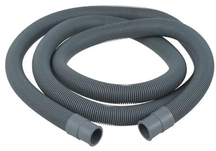 LZZYFPX Tuyau de vidange for Lave-Linge 2 m, rallonge de Tuyau de vidange for Lave-Vaisselle, Tuyau de vidange Extensible en Plastique PP