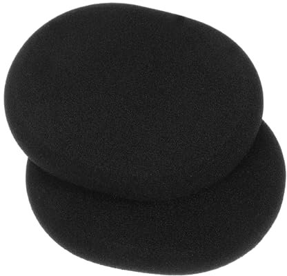 UKCOCO 2 Pezzi custodia per auricolari padiglioni auricolari cover di ricambio per auricolari copri orecchie per cuffie copertura in spugna per cuffie tappi per cuffie Schiuma Nero