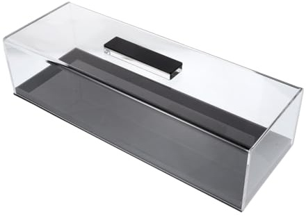 VALICLUD Soporte para Tartas Rectangular de Acrílico con Tapa, Bandeja Elegante para Postres y Dulces, Diseño Multifuncional y Ahorro de Espacio para Cocina