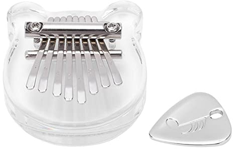 Kalimba - Pianoforte per pollice, 8 tasti, impermeabile, con kit di pick-kit