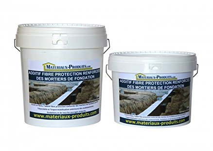 MATPRO Additif fibre protection renforcée des mortiers de fondation 20 L Noir