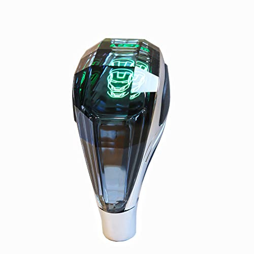 Crystal Shift knobs Touch Activated Ultra LED Light Illuminated Gear Shift Knob Fit Most Automatic Manual Vehicle Operated Shifter knobs Custom Gear Shift knob