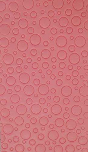 Wachsverzierfolien Bubble Anzahl 1 Stück, Farbe Rosa