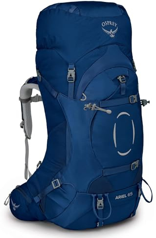 Osprey Ariel Damen-Trekkingrucksack, 65L X-Small/Small, Ceramic Blue