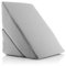 InnovaGoods - Cuscino Triangolare Ergonomico Multiposizione, Memory Foam Ad Alta Densità, Ideale per Lettura e Relax, Rimovibile e Lavabile, Grigio, Mediano, Memory Foam