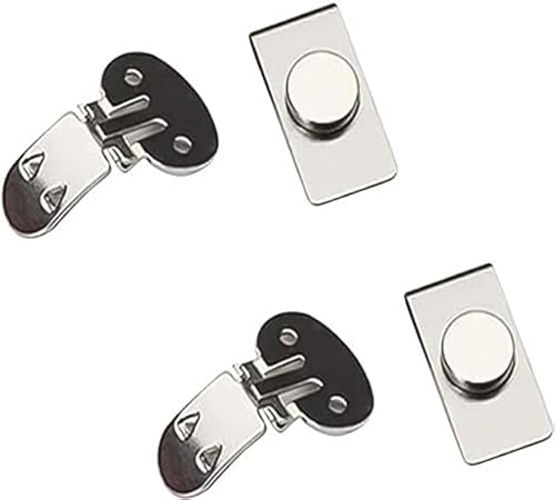 Osynlig magnetisk slipsnål, magnetisk kavajsnål, magnetisk slipsklämma för män, gåvor, alla hjärtans dag, fars dag, 2.6cm, rostfritt stål, Ingen ädelsten