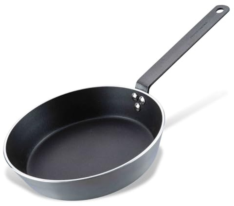 FMprofessional Resist Pfanne aus Aluminium 24 cm – Bratpfanne mit hochwertiger Antihaftbeschichtung – Geeignet für alle Herdarten (auch Induktion) – ca. 24,5 x 46,8 x 10,5 cm
