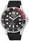Vagary Aqua 39 men's time only watch black silicone VD5-112-60