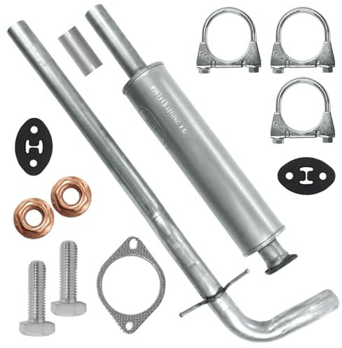 Polmo Schalldämpferset Auspuff Mitteltopf für Volvo V70 2 II P26 2000-2007 2.0 T 2.3 T 2.4 D 2.4 T5 2.4 2.4 T 2.5 TDI 2.5 T Kombi