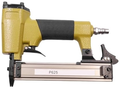 Grapadora neumática, grapadora eléctrica para tapi Grapadora de aire 23Ga, clavadora P625, pistola de clavos neumática for marco pequeño for fijar muebles, marco de tablero de madera