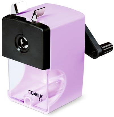 Dahle 00155-17461 Bleistiftspitzmaschine 155 mit Zwinge, 12 mm, pretty lilac