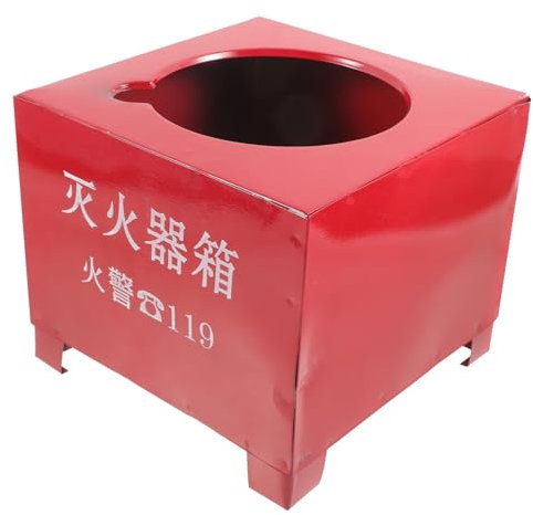ABOOFAN Data [ Supporto Per Estintore Resistente in Ferro, Base Per Estintore Da 2-4 Kg, Staffa Stabile Per Montaggio a Pavimento, Per Casa, Ufficio e Luoghi Pubblici