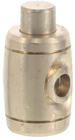 LIOOBO Trumpet Water Key Press-type Release Valve for Brass Instruments White Copper Easy to Install Essential Trumpet Maintenance Accessory