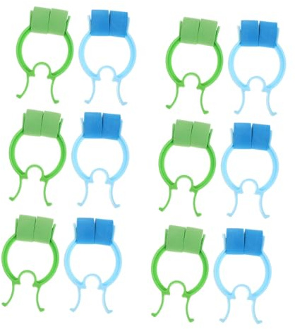 BESTYASH Lot de 12 Clips De Nez pour Soins Épistaxis Pince-Nez Léger Anti-Saignement Clips D'Entraînement Respiratoire pour Usage Quotidien Et Activités Sportives