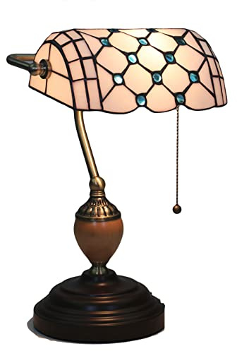 JZWCHQ Lampada da Tavolo Europea Mediterranea retrò a banco Vecchio Stile LED E27 Lampada da Tavolo Decorativa Bare Cafe Studio Caffettis