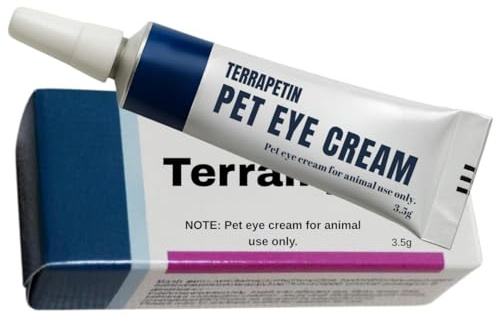 Pet Eye Cream,Premium Tube Eye Cream for Dogs, Cats,Horse, Bird Fit for All Pets Daily Care (3.5gr/1 Per Tube).