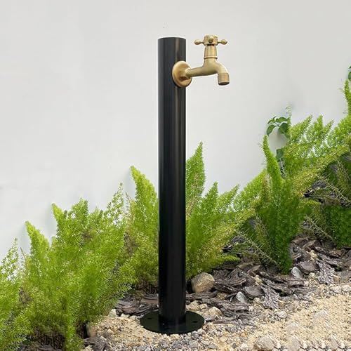 Colonna d'acqua da esterno in acciaio inox, supporto autoportante per fontana da giardino