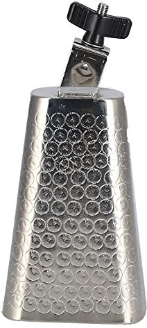 AKLOSIPY 6-Zoll-Kuhglocke aus Galvanisiertem Metall – Schlaginstrument für Trommel- und Tanzmusik