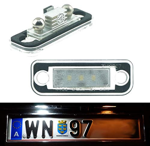 Do!LED 1103 LED Kennzeichenbeleuchtung kompatibel/Ersatzteil für Mercedes W203 KOMBI 2000-2007 W211 SEDAN + KOMBI 2002-2008 W219 CLS 2004-2011 R171 SLK 2004-2011 mit E-Prüfzeichen