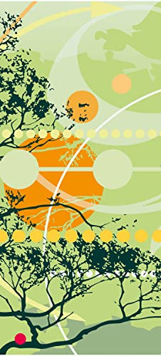 wandmotiv24 Türtapete Kim Natur 70 x 200cm (B x H) - Dekorfolie selbstklebend Sticker für Türen, Türfolie, Aufkleber, M0159