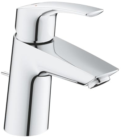 Grohe Waschtisch-Einhebelmischer Eurosmart 1/2, S, m Abl.garn, gen Version, chrom