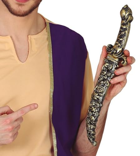 NEU Orientalischer Dolch mit Scheide, ca. 40cm, aus Kunststoff