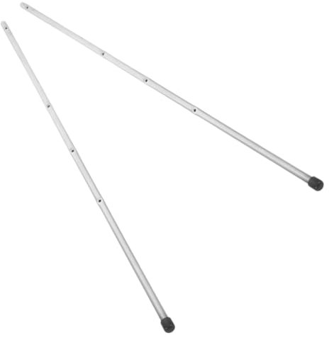 HOOTNEE 2Stücke Tischfußball Zubehör Metall Bedienstangen für Fußballtisch Ersatzteile für Tischfußballmaschine Stabile Stangen für Kinder und Erwachsene