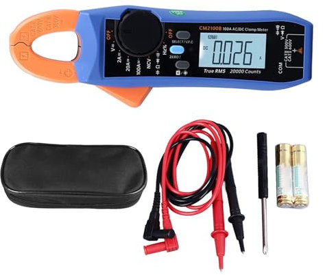 Bluetooth Clamp Meter, Digital Clamp Multimeter Digital AC DC Current Voltage Meter with VFC Overload Protection True RMS Test 20000 Counts