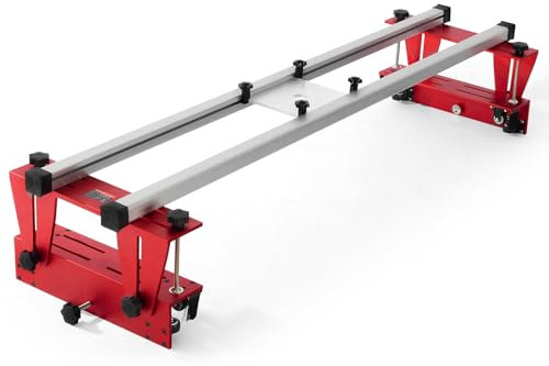 VEVOR Router Sled, 64 inches, Portable and Easy to Adjust Slab Flattening Jig, DIY Woodworking Router Sled for Flattening Slabs, Slab Guide Jig Trimming Planing Machine for Wood Flattening, Home DIY