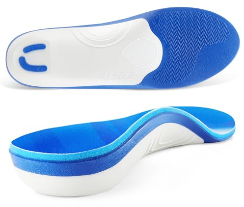 VALSOLE Plantar Fasciitis Orthotic Insoles for Men Women - Stablegait Arch Support Insoles for Flat Feet & Heel Pain, Dual-Layer Comfort Cushioned Orthopedic Insoles for Everyday Wear