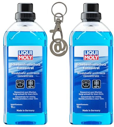 ILODA Einkaufswagenchip + 2X LM 21678 Scheibenfrostschutz Konzentrat 1L bis -52°C, Scheibenreiniger