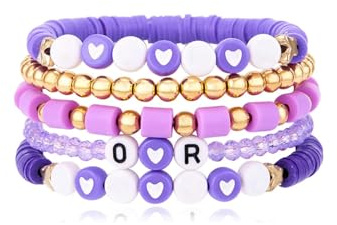 HEEYA Ensemble de bracelets pour femmes et filles - Bracelet de perles inspiré d'un album - Merch Concert - Accessoires pour amateurs de musique - Bijoux pour fans - Décoration d'anniversaire