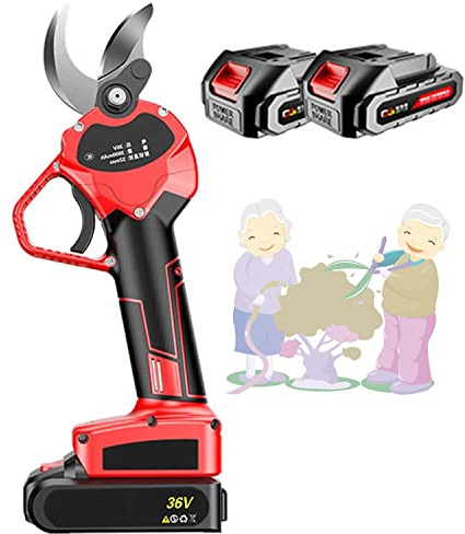 ZXCVBNMQ Sécateur électrique sans Fil Sécateur Rechargeable Diamètre de Coupe 40mm Sécateur électrique pour Arbres fruitiers de Jardin