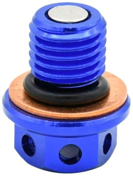 Tornillo de Perno de Drenaje de Aceite del Motor Compatible con CB 650F 500F 400F 300F 250R 125R 300R 400X CBR1000RR CBR600RR CBR900RR CBR 1000 600 900 MODOLO Modo MOTOCCICLE(Blue)