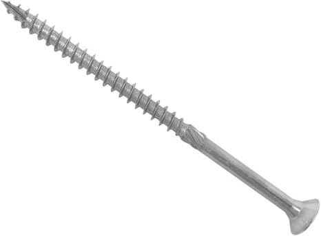 Forgefix Vis extérieures Pozi 6,0 x 150 mm Boîte de 100 fixations ultra résistantes à la corrosion Idéal pour les constructions en bois et les constructions extérieures lourdes.