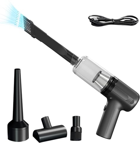 qixeuoa Aspirapolvere Per Auto | Pulitore Elettrico Portatile A Mano Per Pulizie - Aspirapolvere Auto Con Aspirazione Potente,Per, Camion, Veicoli, Cruscotto, Tappeto, Casa, Ufficio E