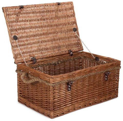 Red Hamper EH052 Korbtruhe, 60 cm, doppelt gedämpft, mit Seilgriffen