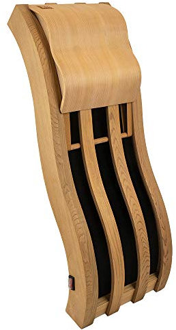 Sawo Schienale a Forma di Onda con Pannello a Infrarossi 505-IR-D Legno di Cedro