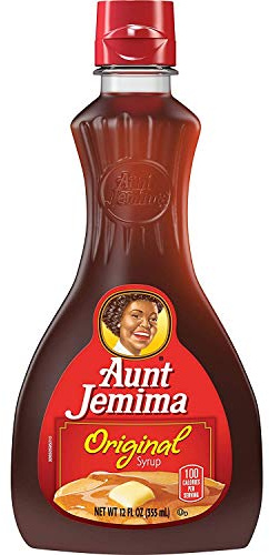 Aunt Jemima Pancake sirope Original, 12 oz, paquete de 2