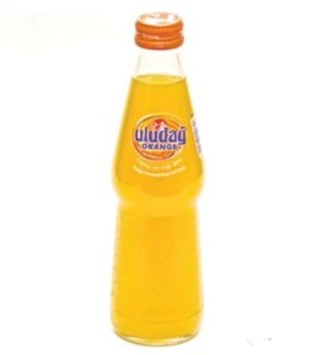 Uludag Orange Fizzy Soft Drink (Glass Bottle) 24 x 250ml-Food 24 x 250ml