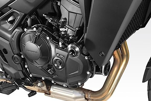 Transalp 750 2023/25 - Kit Tamponi (R-0981) - Protezione Paramotore Paratelaio Anticaduta in Alluminio - Minuteria Inclusa - Accessori De Pretto Moto (DPM Race) - 100% Made in Italy