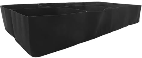 OFFSCH Gartenbett Blumentöpfe Container Zimmertöpfe für Pflanzen Growbags für den Garten Pflanzbehälter Taschen wachsen Geteilter Typ Gemüse Kleiner Baum Tasche wachsen gefühlt