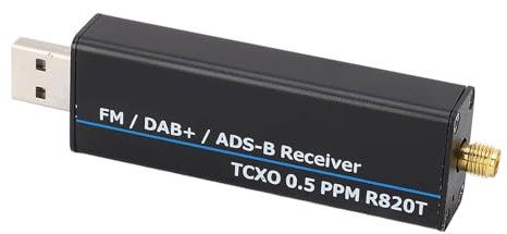 Ricevitore Telituny RTL SDR, Ricevitore Radio V4 SMA Software Defined Radio con Kit Antenna Dipolare per la Ricezione di Segnali Terrestri e Satellitari